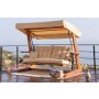 HANAH HOME Baštenska ljuljaška trosed Sia 2400 Beige - slika 1