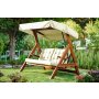 HANAH HOME Baštenska ljuljaška trosed Helen 2000 Beige - slika 1