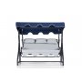 HANAH HOME Baštenska ljuljaška trosed Salvia 1 Multicolor - slika 2
