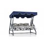 HANAH HOME Baštenska ljuljaška trosed Salvia 2 Multicolor - slika 2