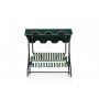 HANAH HOME Baštenska ljuljaška dvosed Morus 2 Green White Black - slika 2