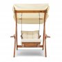 HANAH HOME Baštenska ljuljaška Galata Swing S1 Cream - slika 3
