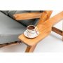 HANAH HOME Baštenska ljuljaška Galata Swing S1 Grey - slika 5