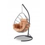 HANAH HOME Baštenska viseća ljuljaška Anka Anthracite Brown - slika 1