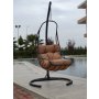 HANAH HOME Baštenska viseća ljuljaška Calı Anthracite Brown - slika 1