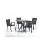 HANAH HOME Baštenski set Samara 1 Grey Black - slika 1