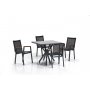 HANAH HOME Baštenski set Samara 2 Grey Black - slika 1