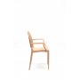 HANAH HOME Baštenski set Rattan 80x80 Small Lux Masa Takimi Cappucino - slika 5