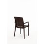 HANAH HOME Baštenski set Rattan 80x80 Small Lux Masa Takimi Brown - slika 5