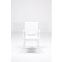 HANAH HOME Baštenski set Rattan 80x80 Small Lux Masa Takimi White - slika 4
