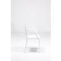 HANAH HOME Baštenski set Rattan 80x80 Small Lux Masa Takimi White - slika 5