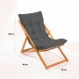 HANAH HOME Baštenska stolica My006 Grey - slika 4