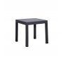 HANAH HOME Baštenski sto Rattan 80 x 80 Camsiz Masa Anthracite - slika 2