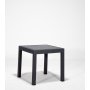 HANAH HOME Baštenski sto Rattan 80 x 80 Camsiz Masa Anthracite - slika 1
