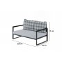 HANAH HOME Baštenski dvosed Mtlbhc120004 - slika 4