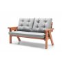 HANAH HOME Baštenski trosed Abant Grey - slika 1