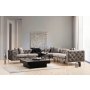 Atelier del Sofa Ugaona garnitura Como Right Anthracite - slika 1