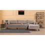 Atelier del Sofa Ugaona garnitura Bella Corner Sofa Right 1 Cream - slika 1