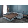 Atelier del Sofa Ugaona garnitura Manama Corner Sofa Bed Left Light Blue - slika 3
