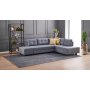 Atelier del Sofa Ugaona garnitura Manama Corner Sofa Bed Right Grey - slika 1