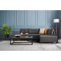 Atelier del Sofa Ugaona garnitura Manama Corner Sofa Bed Right Anthracite - slika 1