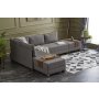 Atelier del Sofa Ugaona garnitura Fly Corner Sofa Bed Left Brown - slika 2