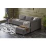 Atelier del Sofa Ugaona garnitura Fly Corner Sofa Bed Right Brown - slika 2