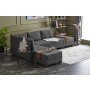 Atelier del Sofa Ugaona garnitura Fly Left Anthracite - slika 2