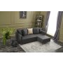 Atelier del Sofa Ugaona garnitura Aydam Right Anthracite - slika 2