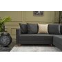 Atelier del Sofa Ugaona garnitura Aydam Right Anthracite - slika 3