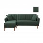 Atelier del Sofa Ugaona garnitura Aqua Corner Left Dark Green - slika 5