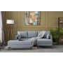 Atelier del Sofa Ugaona garnitura Bella Soft Mini Kose Right Blue - slika 1