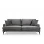 Atelier del Sofa Sofa trosed Papira 3 Seater Grey - slika 3