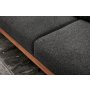 Atelier del Sofa Sofa trosed Liva Anthracite - slika 4