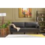 Atelier del Sofa Sofa trosed Bella Sofa Bed Anthracite - slika 1