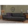 Atelier del Sofa Sofa trosed Mustang Anthracite - slika 2