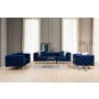 Atelier del Sofa Sofa dvosed Como Navy Blue - slika 5