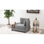 Atelier del Sofa Fotelja Fly Armchair Right Grey - slika 4