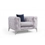 Atelier del Sofa Fotelja Como Light Grey - slika 4