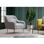 Atelier del Sofa Fotelja Sevilla Armchair Grey - slika 1