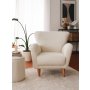 Atelier del Sofa Fotelja Teddy White - slika 2