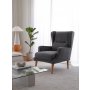 Atelier del Sofa Fotelja Klam Fume - slika 2