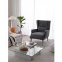 Atelier del Sofa Fotelja Klam Fume - slika 1