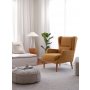 Atelier del Sofa Fotelja Klam Mustard - slika 2
