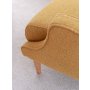 Atelier del Sofa Fotelja Klam Mustard - slika 4