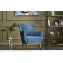 Atelier del Sofa Fotelja Gonca Blue - slika 1