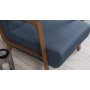 Atelier del Sofa Fotelja Kemer Blue - slika 3