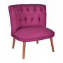 Atelier del Sofa Fotelja San Fabian Purple - slika 1