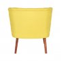 Atelier del Sofa Fotelja San Fabian Yellow - slika 3