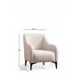Atelier del Sofa Fotelja Belissimo Off White - slika 4